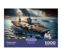 Puzzle for Adults 1000 Pieces Naval Fleet in Action Puzzles for Adults Hands-on Game Difficult Hard Unique Gifts for Birthday And Christmas 38x26cm/1000pcs