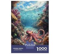 Puzzle for Adults 1000 Pieces Ocean Life Wall Mural Adult Jigsaw Puzzle Hands-on Game Precision Cutting for Is Ideal As A Gift 38x26cm/1000pcs