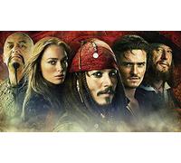 Puzzle for Adults 1000 Pieces Pirates of the Caribbean Movie Puzzle for Kids Educational Toy Thinking Game Gift for Teens DIY Home Entertainment Toy 38x26CM