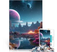 Puzzle for Adults 1000 Pieces Planet Paradise Landscape Herausfordernd Schwierig Geburtstagsgeschenk, Geschenke, Wandkunst75x50cm