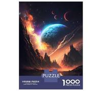 Puzzle for Adults 1000 Pieces Planetary Vistas Landscape Puzzles for Adults Relaxing Games Precision Cutting Parent-child Interaction 38x26cm/1000pcs
