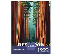 Puzzle for Adults 1000 Pieces Redwood National Park Puzzles for Adults Relaxing Games Precision Cutting Parent-child Interaction 70x50cm/1000pcs