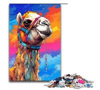 Puzzle for Adults 1000 Pieces Robot Camel by of Thick Coloured Cloud Jigsaw Every Piece Is Unique Challenging Family Fun Game 75x50cm