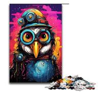 Puzzle for Adults 1000 Pieces Robot Penguin by of Thick Coloured Clour Jigsaw Every Piece Is Unique Challenging Family Fun Game 75x50cm