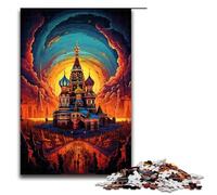Puzzle for Adults 1000 Pieces Russia Red Square Jigsaw Every Piece Is Unique Challenging Family Fun Game 75x50cm