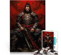 Puzzle for Adults 1000 Pieces Samurai Art Help the brain exercise addictive toys to cultivate patience Suitable for couples 50x70cm