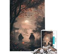 Puzzle for Adults 1000 Pieces Samurai Brotherhood Forest Help The Brain Exercise Presents for Women Anti-Stress Toys for Ages 14 And over (50x75cm)