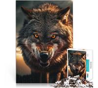 Puzzle for Adults 1000 Pieces savage wolf in wild Train your brain and hands 50x75cm Enhance love between couples for Age 14+