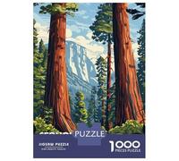 Puzzle for Adults 1000 Pieces Sequoia Splendor Puzzles for Adults Anti-Stress Toys Perfect Decoration for Is Ideal As A Gift 38x26cm/1000pcs