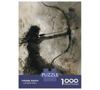 Puzzle for Adults 1000 Pieces Shadow Archers Focus Adult Jigsaw Puzzle Hands-on Game Precision Cutting for Is Ideal As A Gift 70x50cm/1000pcs