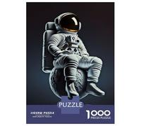 Puzzle for Adults 1000 Pieces Sitting on The Moon Jigsaw for Adults Relax Games Analysis And Logic Birthday And Unique Gifts 38x26cm/1000pcs