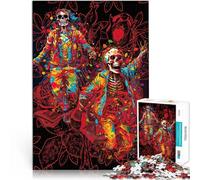 Puzzle for Adults 1000 Pieces Skeleton Dance Party Geschenke zum Suchbegriff: "Herausfordernde Spiele" Geschenk zum Geburtstag38x26cm