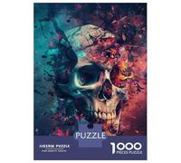 Puzzle for Adults 1000 Pieces Skull Fantasy Jigsaw for Adults Relax Games Analysis And Logic Birthday And Unique Gifts 52x38cm/1000pcs