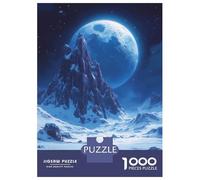 Puzzle for Adults 1000 Pieces Snowy Mountain Landscape Jigsaw for Adults Relax Games Analysis And Logic Birthday And Unique Gifts 70x50cm/1000pcs