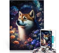Puzzle for Adults 1000 Pieces Space Animal Shiba Inu the jigsaw puzzle Educational Game for Birthday, Chrismas 10.27 in x 14.96 in