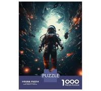 Puzzle for Adults 1000 Pieces Space Astronaut Adventure Jigsaw Puzzle Toy Wall Decor Birthday Present Unique Gifts for Birthday And Christmas 38x26cm/1000pcs