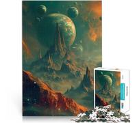 Puzzle for Adults 1000 Pieces Space Oasis für Lernspiel-Herausforderungsspielzeug Einzigartige Wohndekoration und Geschenke75x50cm