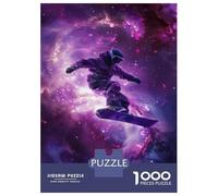 Puzzle for Adults 1000 Pieces Space Snowboarding Poster Adult Jigsaw Puzzle Hands-on Game Precision Cutting for Is Ideal As A Gift 52x38cm/1000pcs