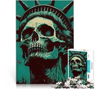 Puzzle for Adults 1000 Pieces Statue of liberty undead Pädagogisches Familienspiel Geschenke für Freunde und Familie75x50cm