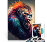 Puzzle for Adults 1000 Pieces The Angry Ape Stressabbau Schwierige Herausforderung Tolles Geschenk für Spiele52x38cm