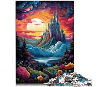 Puzzle for Adults 1000 Pieces The castle of Neuschwanstein Difficult and Challenge 26x38cm gifts for friends and family for teenager Age 14 Up