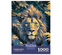 Puzzle for Adults 1000 Pieces The Golden Lion Jigsaws for Adults Brain Teaser Game Staycation Kill Time Birthday And Unique Gifts 38x26cm/1000pcs