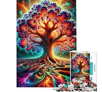 Puzzle for Adults 1000 Pieces The Incandescent Arboretum Puzzles for Teenagers Birthday Present Difficult And Challenge Toy Intellectual Game (Size 38x52cm)