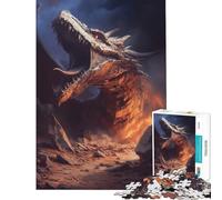 Puzzle for Adults 1000 Pieces The Last Dragon Learning Educational Toys Family Games Learning Educational Secret Santa Gifts (Size 50x75cm)