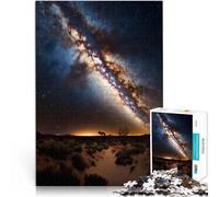 Puzzle for Adults 1000 Pieces The Milky Way galaxy core Schwierig und herausfordernd Wunschliste mit dem Weihnachtsmann52x38cm