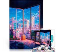 Puzzle for Adults 1000 Pieces The View für Lernspiel-Herausforderungsspielzeug Tolles Geschenk für Spiele75x50cm