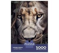 Puzzle for Adults 1000 Pieces The Wild King Lion Head Jigsaw for Adults Relax Games Analysis And Logic Birthday And Unique Gifts 52x38cm/1000pcs