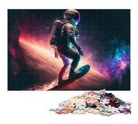 Puzzle for Adults 1000 Pieces They Call Him Astro Surfer Jigsaw Every Piece Is Unique Challenging Family Fun Game (Size 38x26cm)