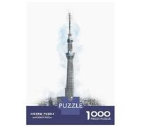 Puzzle for Adults 1000 Pieces Tokyo Skytree Jigsaw for Adults Relax Games Analysis And Logic Birthday And Unique Gifts 70x50cm/1000pcs
