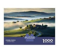 Puzzle for Adults 1000 Pieces Tuscany Landscape Puzzle Puzzles for Adults Hands-on Game Difficult Hard Unique Gifts for Birthday And Christmas 70x50cm/1000pcs
