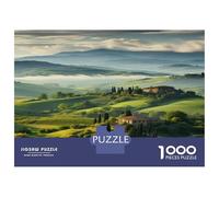 Puzzle for Adults 1000 Pieces Tuscany Landscape with Farmhouse Puzzles for Adults Hands-on Game Difficult Hard Unique Gifts for Birthday And Christmas 38x26cm/1000pcs