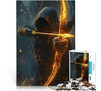 Puzzle for Adults 1000 Pieces Undead Archer für Lernspiel-Herausforderungsspielzeug Wunschliste mit dem Weihnachtsmann75x50cm