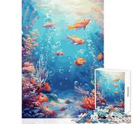 Puzzle for Adults 1000 Pieces Underwater Coral Reef Home Decoration Toys Birthday Gift Practical Game Parent-child Interaction size 38x52cm
