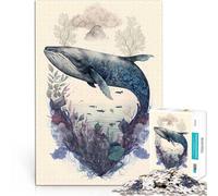 Puzzle for Adults 1000 Pieces Whale Mythical beasts Pädagogisches Spielzeug zum Stressabbau Geburtstagsgeschenk75x50cm