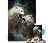 Puzzle for Adults 1000 Pieces Wolf Art Help the brain exercise addictive toys to cultivate patience Unique Home Decor and Gifts 50x70cm