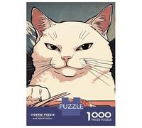 Puzzle for Adults 1000 Pieces Woman Yelling at Cat Jigsaw for Adults Family Games Home Decoration Unique Gifts for Birthday And Christmas 70x50cm/1000pcs