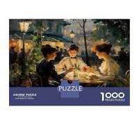 Puzzle for Adults 1000 Pieces Women Dining in Paris Puzzles for Adults Hands-on Game Difficult Hard Unique Gifts for Birthday And Christmas 70x50cm/1000pcs