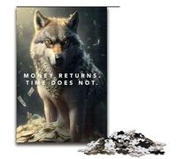 Puzzle for Adults 1000pcs Pieces Money Returns Motivation Jigsaw for Educational Game Challenge Toy Unique Home Decor And Gifts 75x50cm