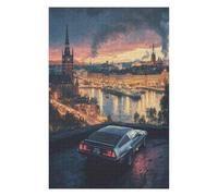 Puzzle for Adults 1500 Pieces Back to The Future Movie Puzzle for Kids Educational Toy Thinking Game Gift for Teens DIY Home Entertainment Toy-57x87cm