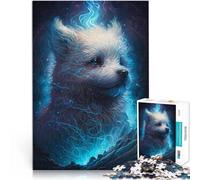 Puzzle for Adults 2000 Pieces Bichon Frise Dog Spielspielzeug als Familiengeschenk Einzigartige Wohndekoration und Geschenke70x100cm