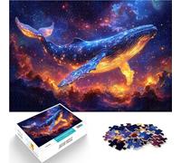 Puzzle for Adults 2000 Pieces Cosmic Whale Painting Quiz game 70x100cm is ideal as a gift for the whole family Suitable for and 14