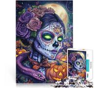 Puzzle for Adults 2000 Pieces Halloween magic witch Quiz game 70x100cm Fun at Home Activities, Birthday Present,Travel Gifts, for and Age 14 Years Up