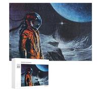 Puzzle for Adults 300 PCS Astronaut on An Alien Planet -1 Puzzle for Adults Brain Teaser Game Difficult Challenge for Is Ideal As A Gift 300 PCS
