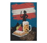 Puzzle for Adults 300 PCS Austrian Culture Adult Puzzles Hands-on Game Precision Cutting Unique Gifts for Birthday And Christmas 300 PCS