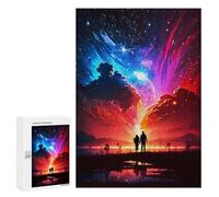 Puzzle for Adults 300 PCS Couple Universe Landscape Puzzle for Adults Anti-Stress Toys Home Decoration Unique Gifts for Birthday And Christmas 300 PCS