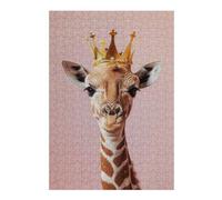 Puzzle for Adults 300 PCS Giraffe Pastel Crown Adult Puzzles Hands-on Game Precision Cutting Unique Gifts for Birthday And Christmas 300 PCS